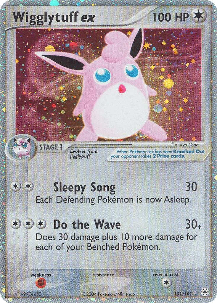 Wigglytuff ex card