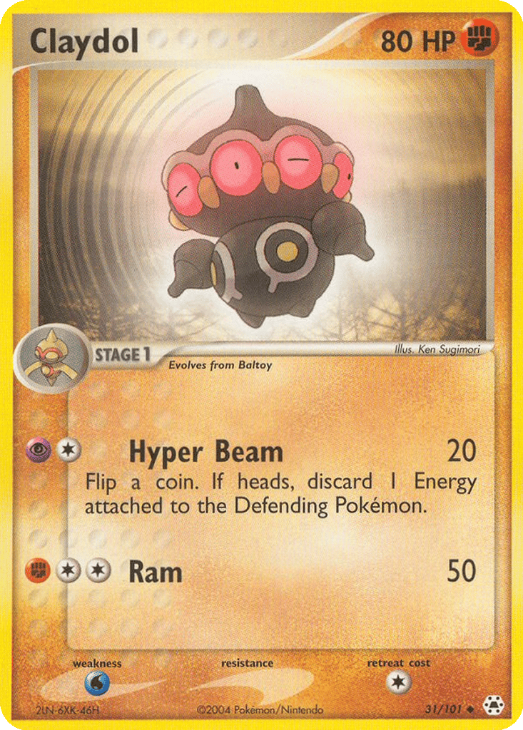 Claydol card