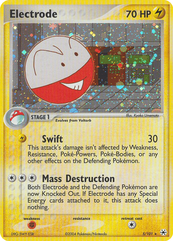 Electrode card