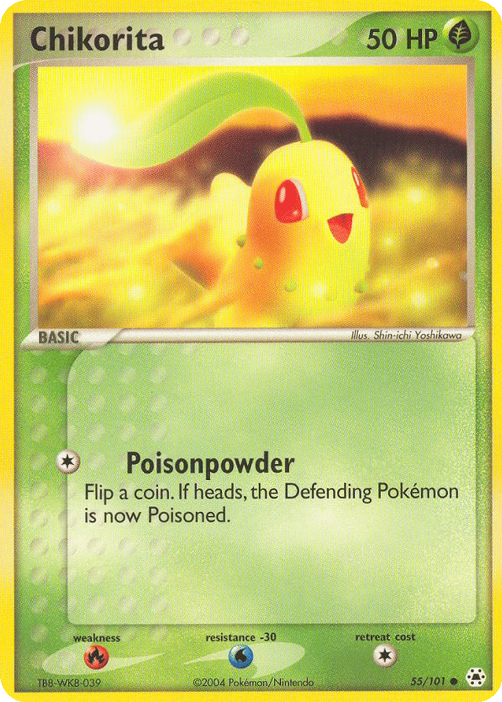 Chikorita card