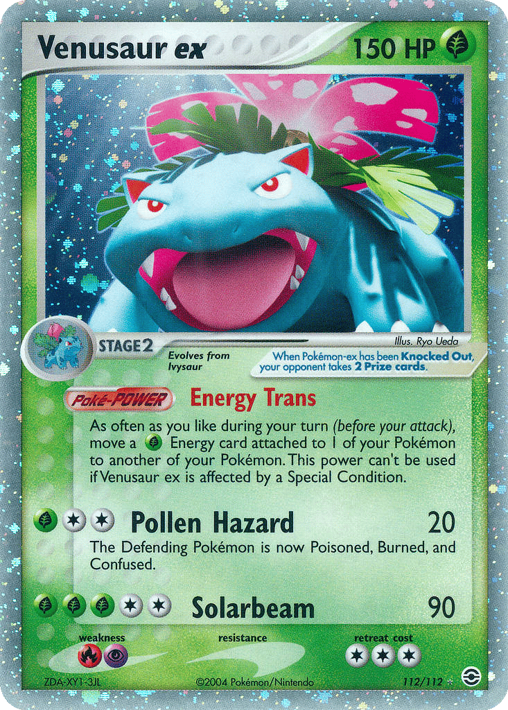 Venusaur ex card