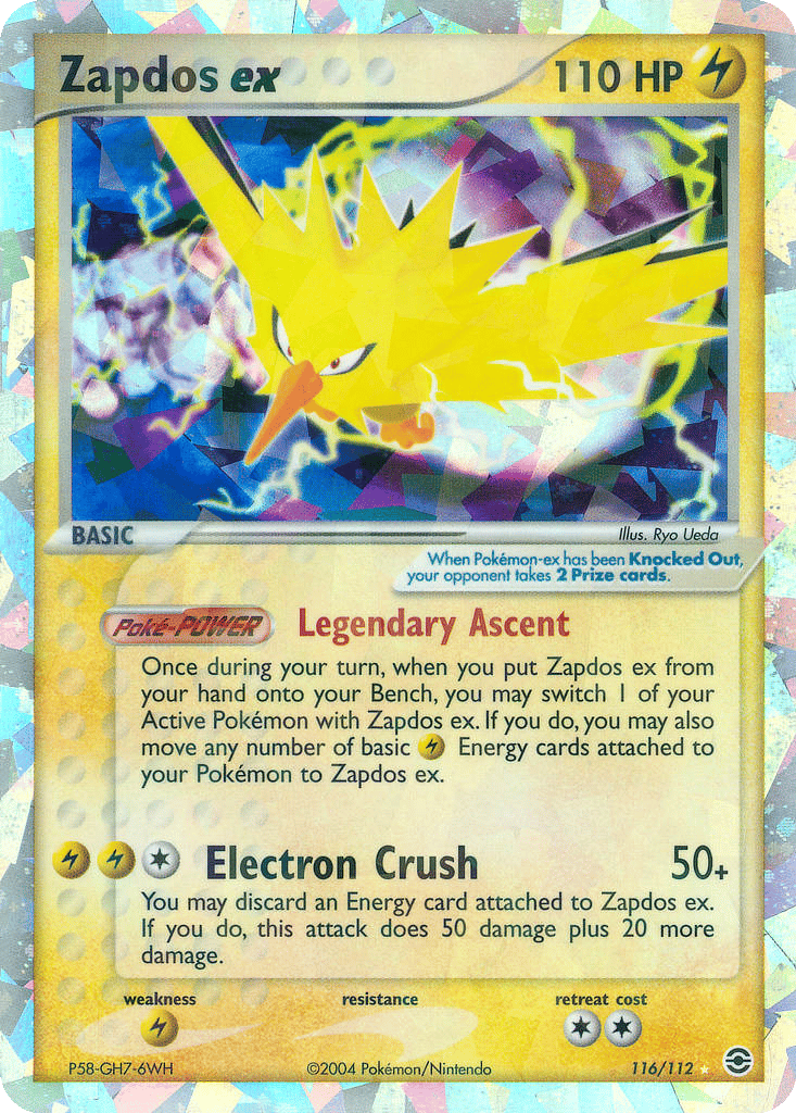 Zapdos ex card