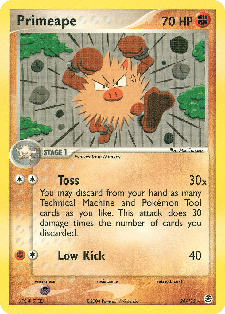 Primeape card