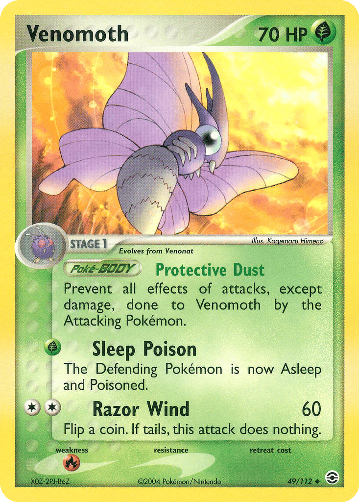 Venomoth card