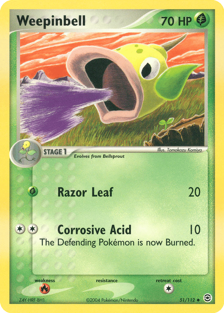Weepinbell card