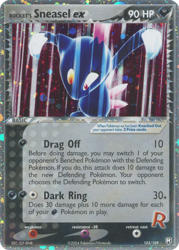 Rocket's Sneasel ex card