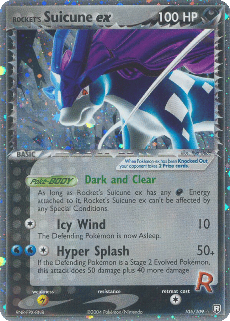Rocket's Suicune ex card