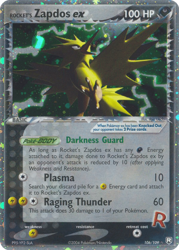 Rocket's Zapdos ex card