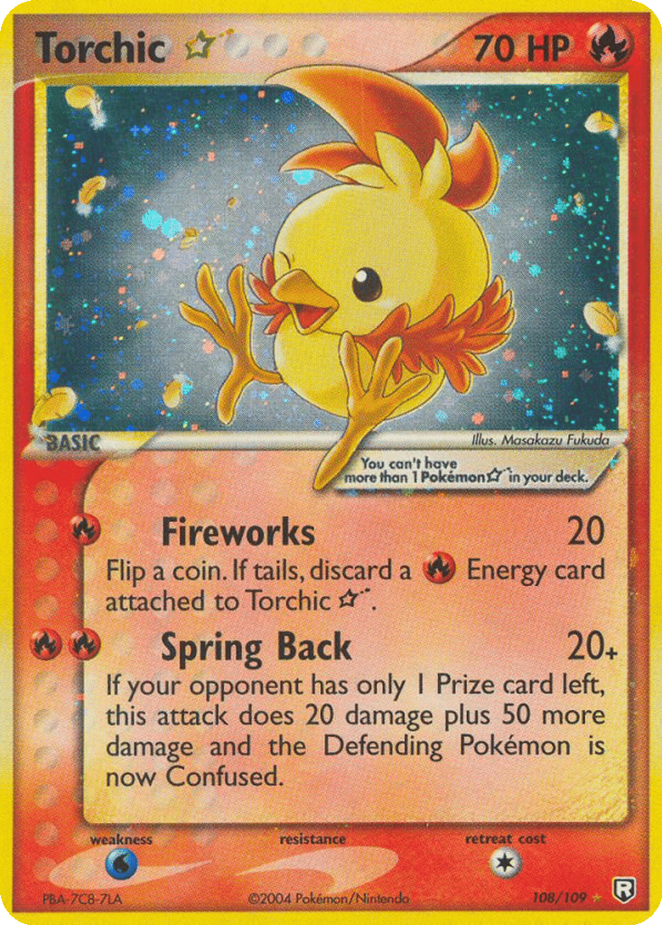 Torchic ☆ card