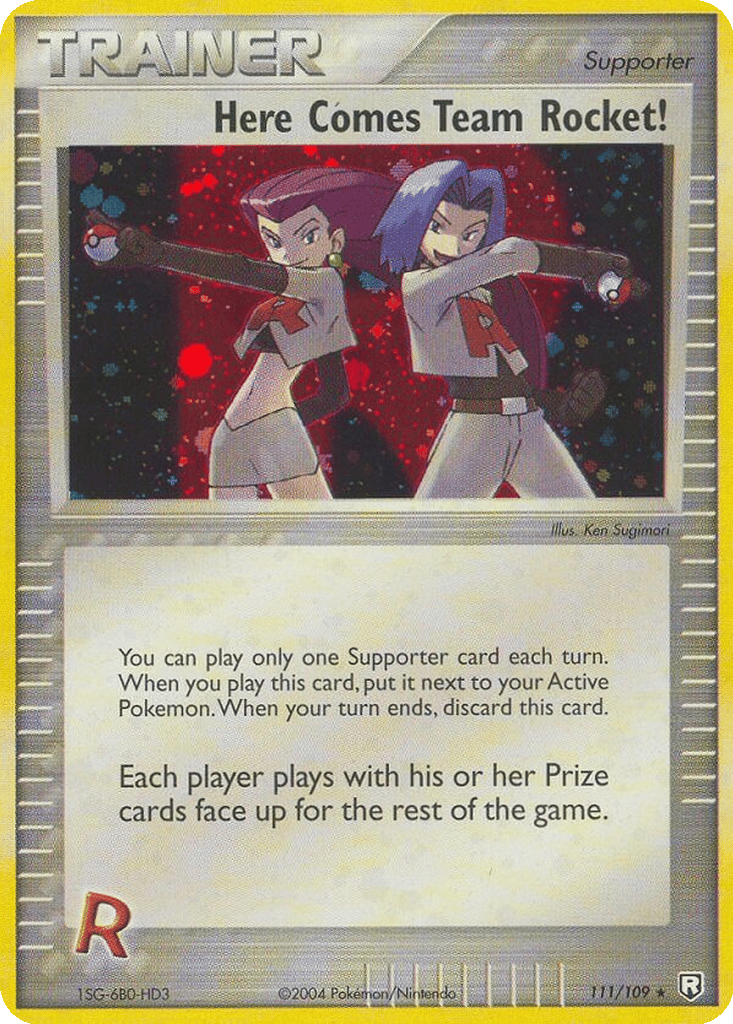 Here Comes Team Rocket! card