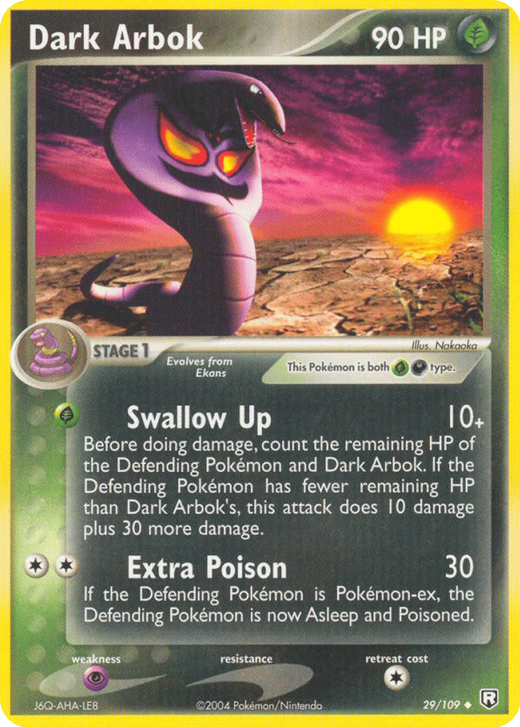 Dark Arbok card