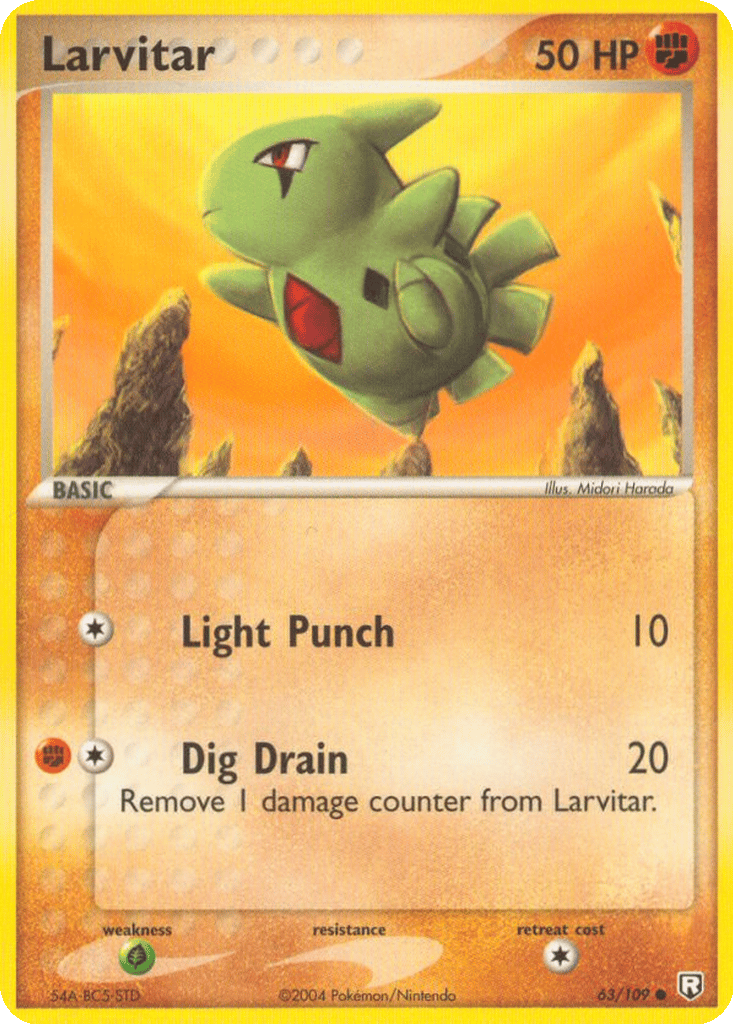 Larvitar card