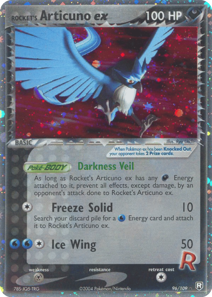 Rocket's Articuno ex card