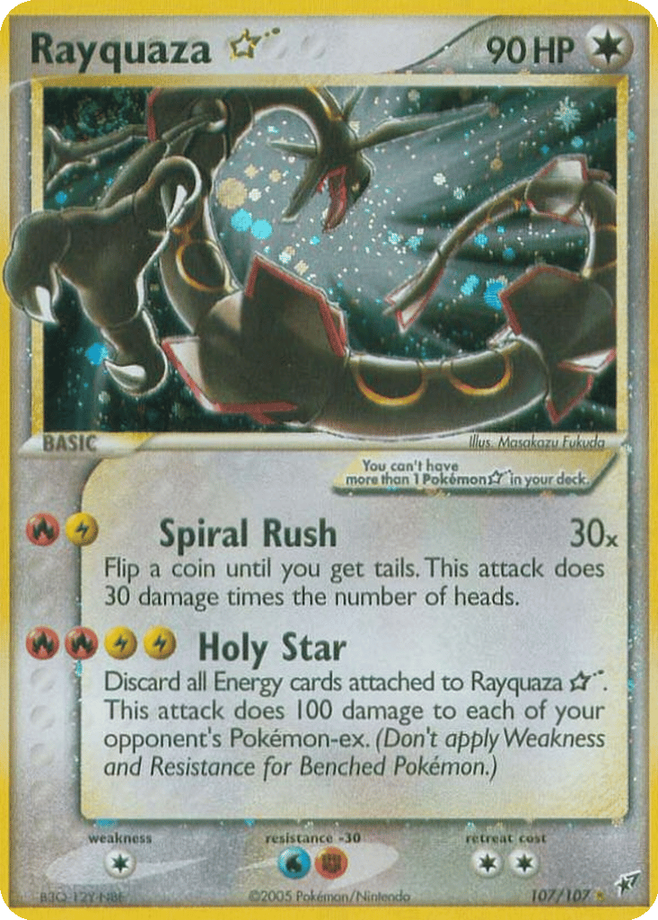 Rayquaza ☆ card