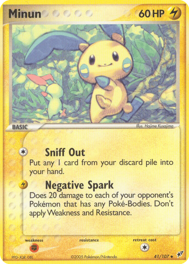 Minun card