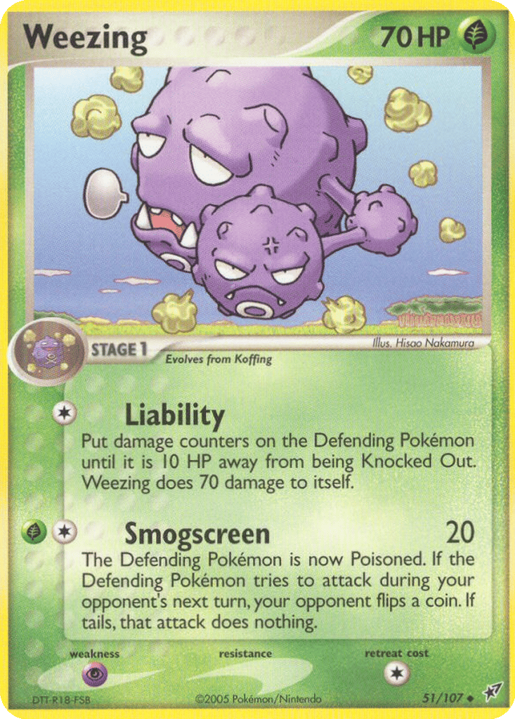 Weezing card