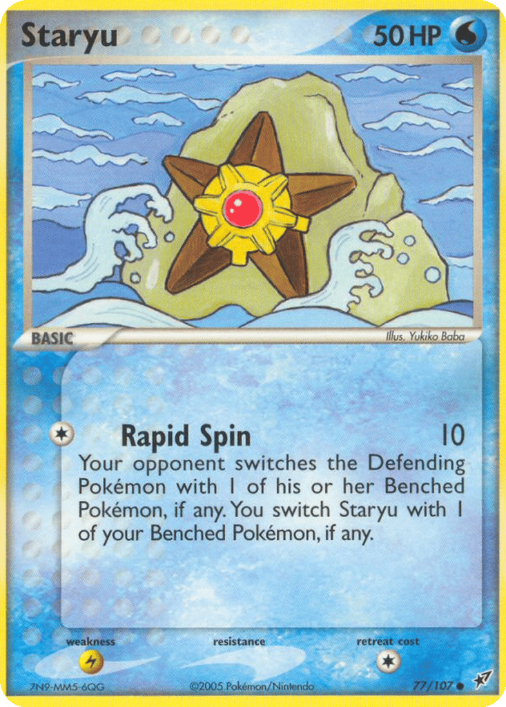 Staryu card