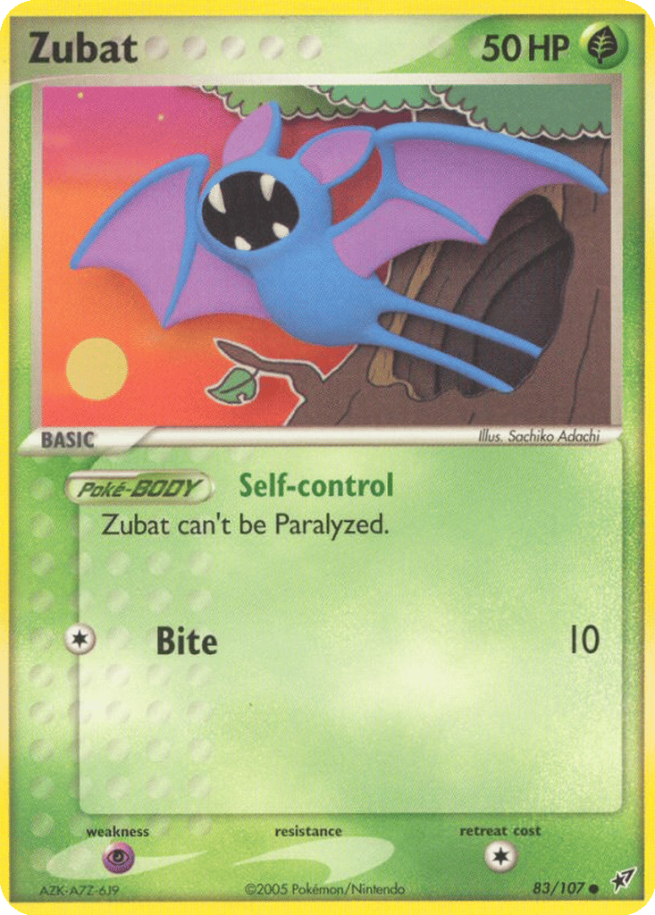 Zubat card