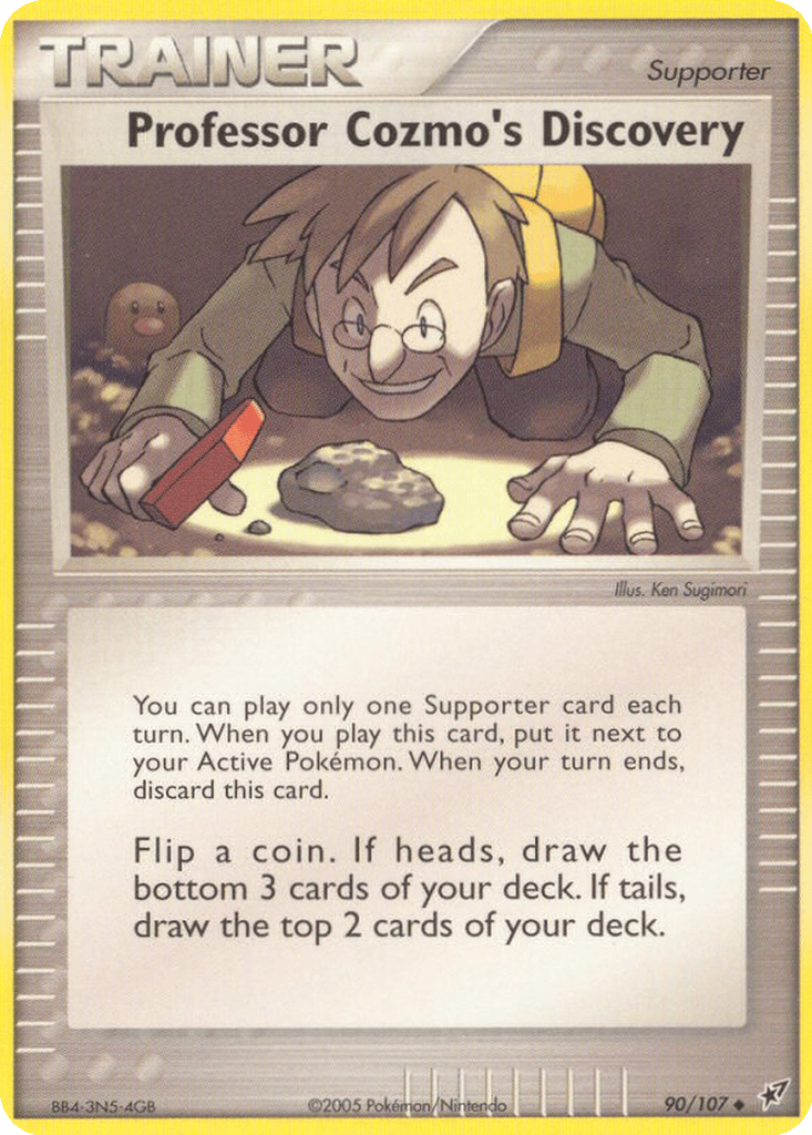 Professor Cozmo's Discovery card