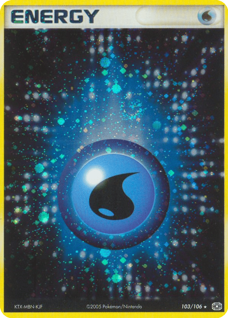 Water Energy card