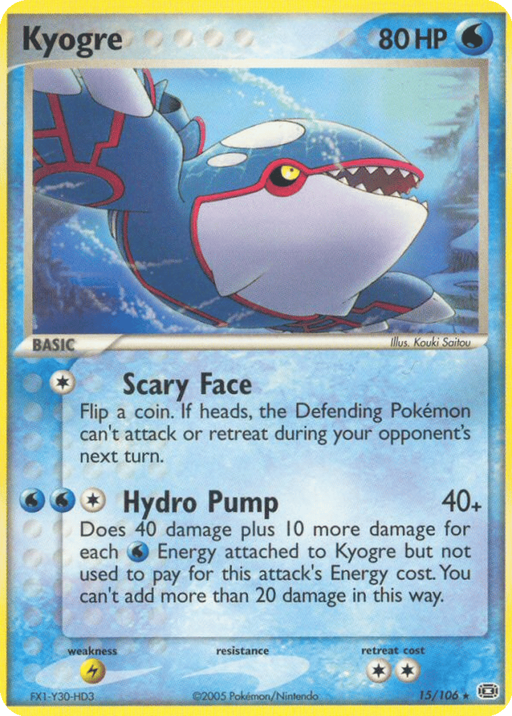 Kyogre card