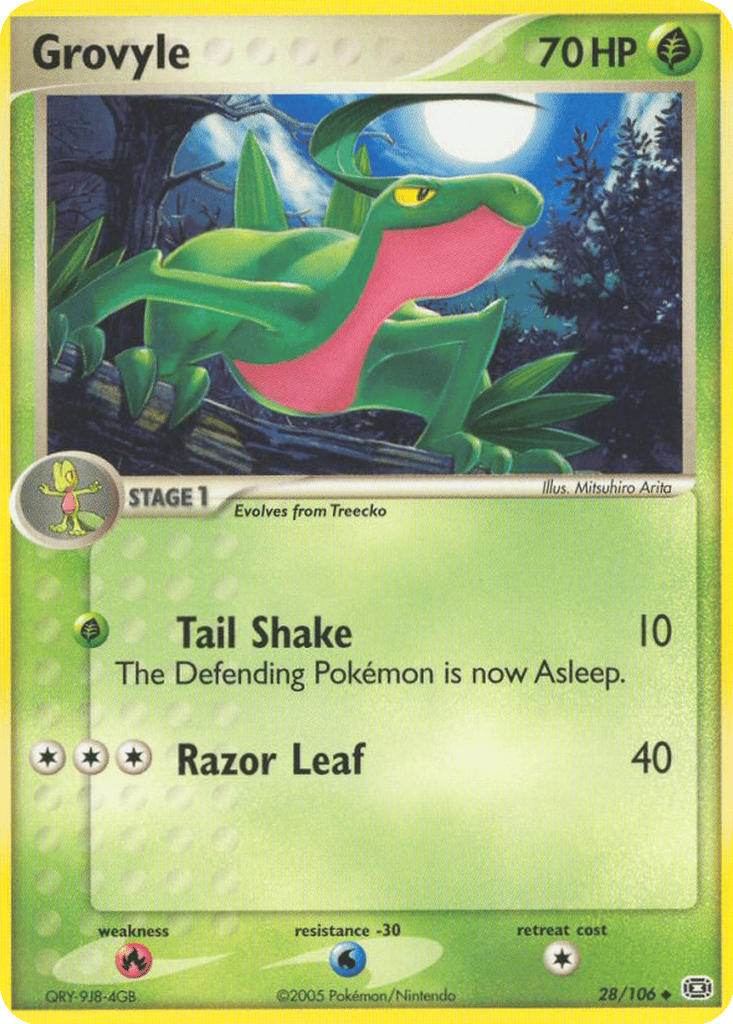Grovyle card