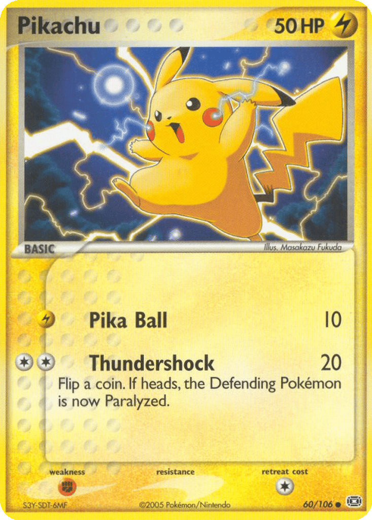 Pikachu card