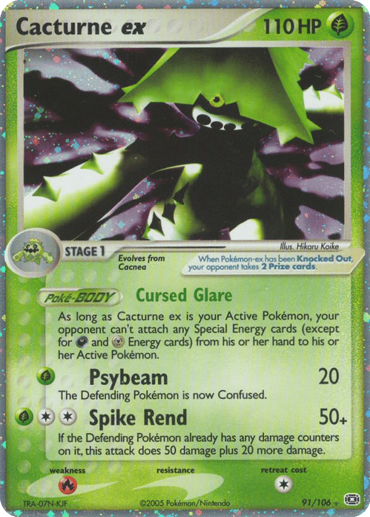Cacturne ex card