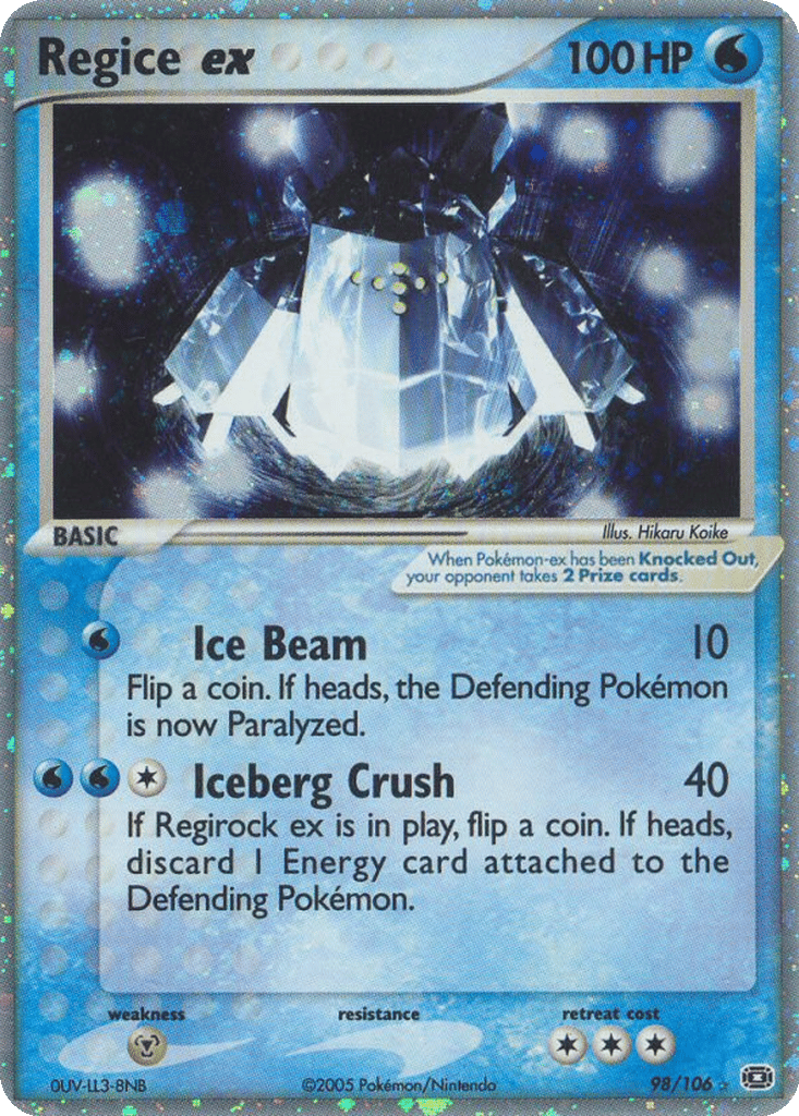Regice ex card
