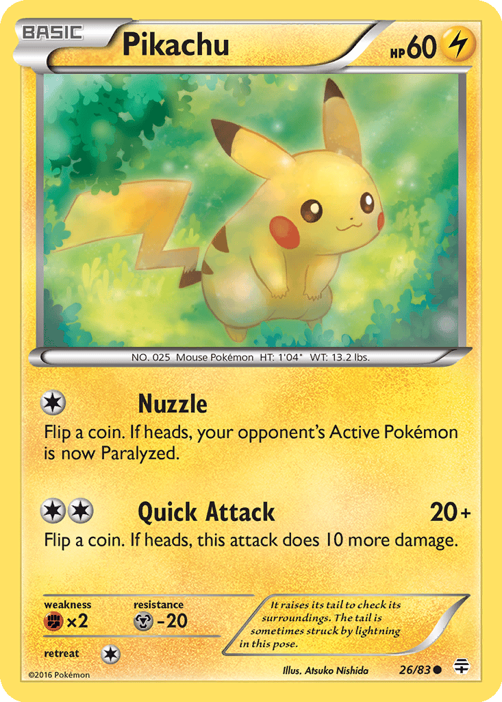 Pikachu card