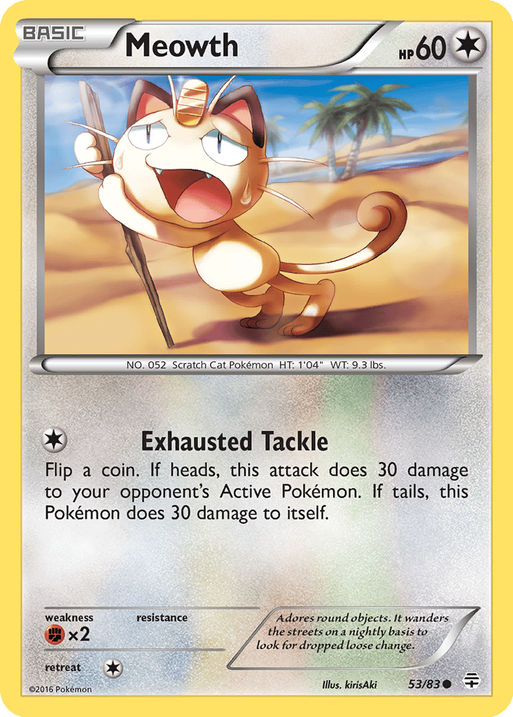 Meowth card