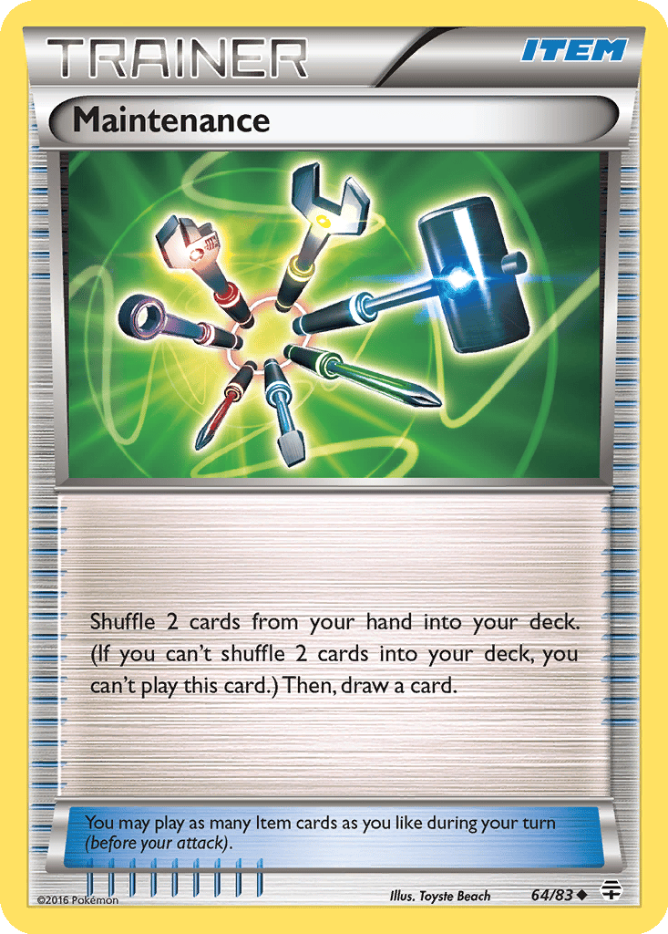 Maintenance card