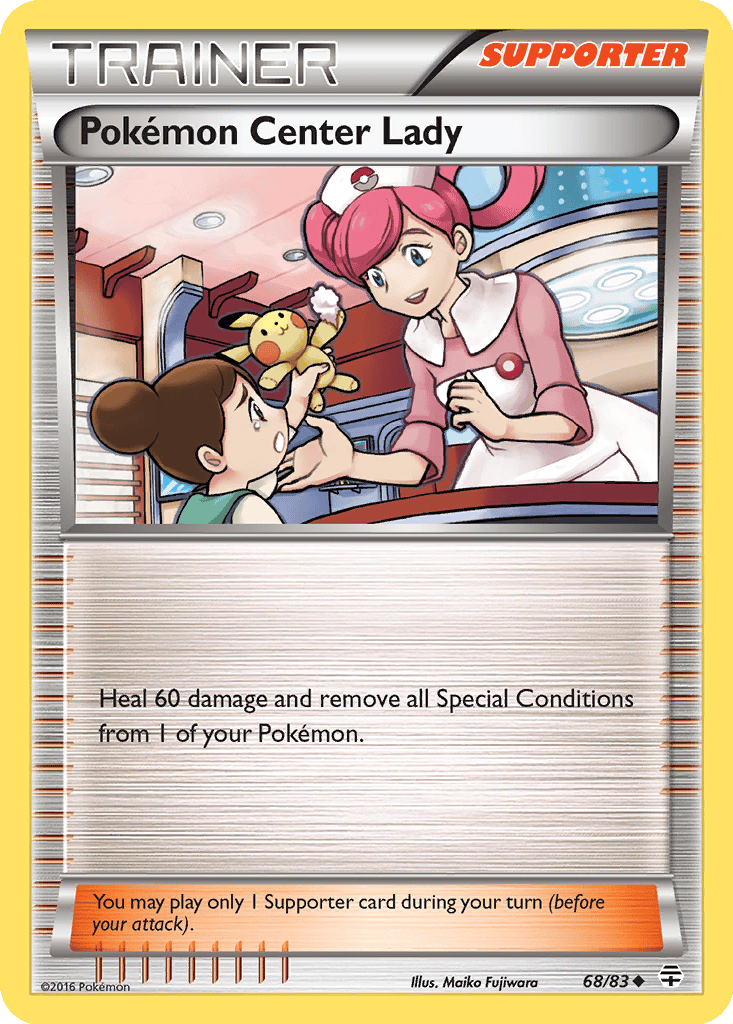 Pokémon Center Lady card