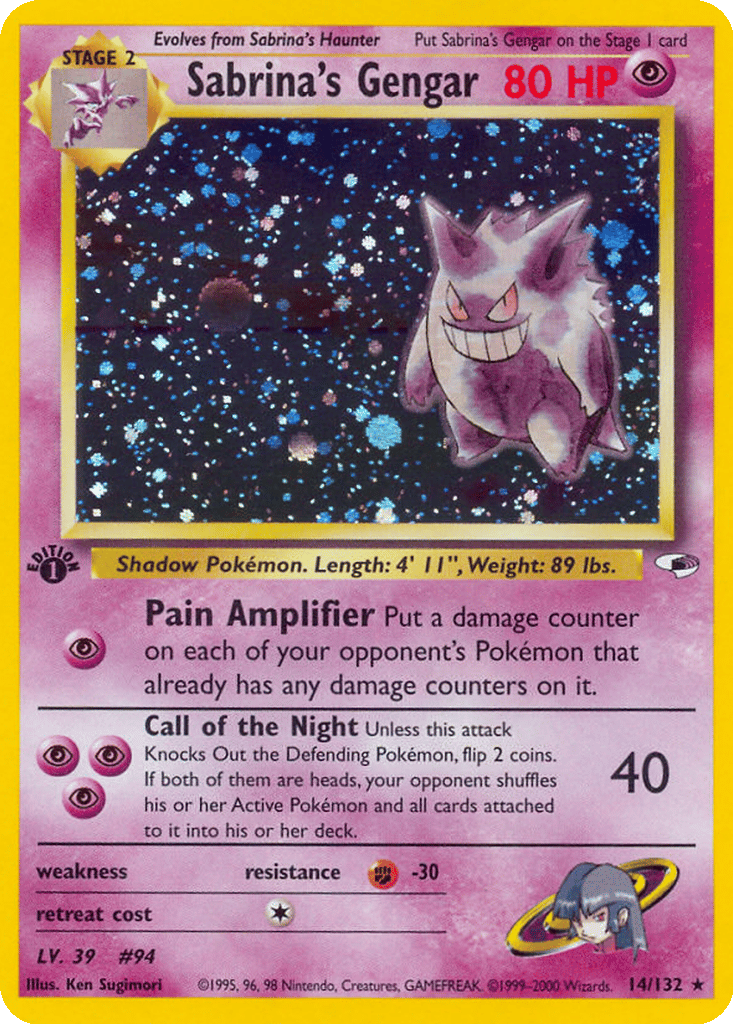 Sabrina's Gengar card