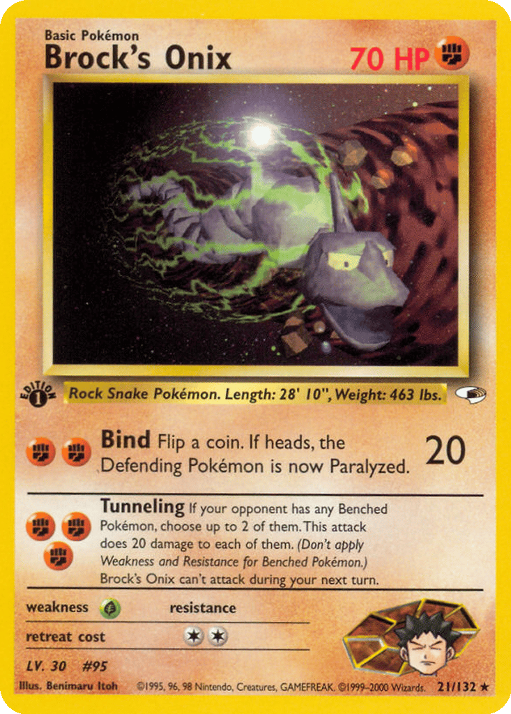 Brock's Onix card