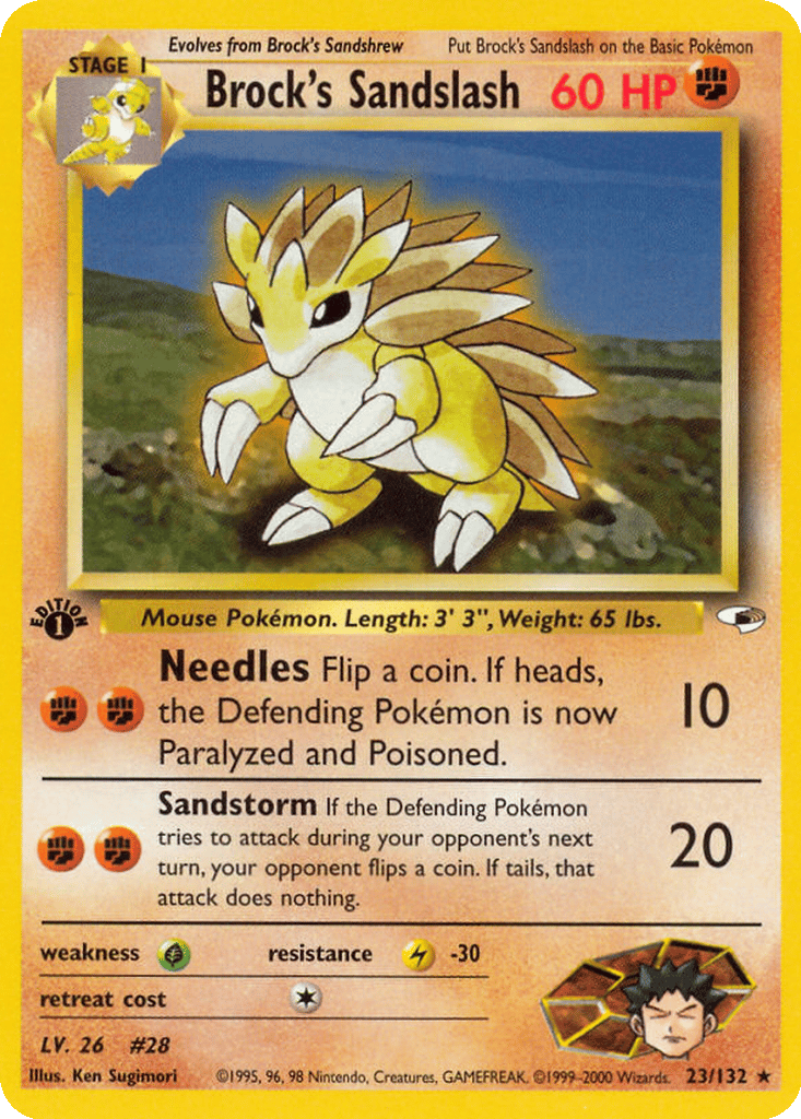 Brock's Sandslash card