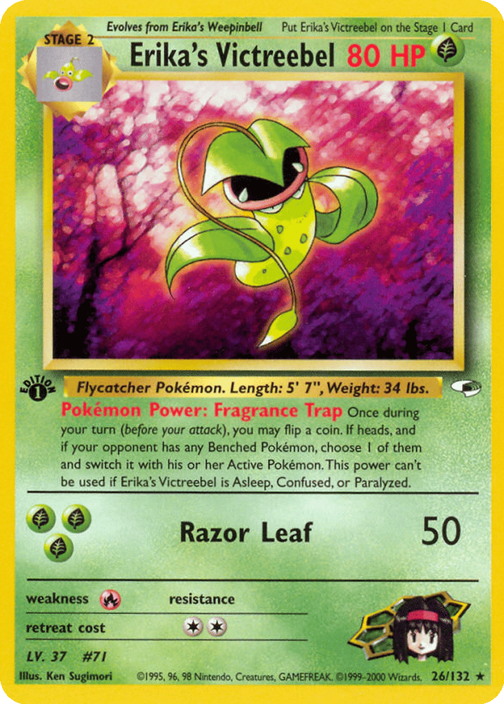 Erika's Victreebel card