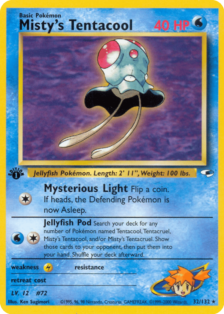 Misty's Tentacool card