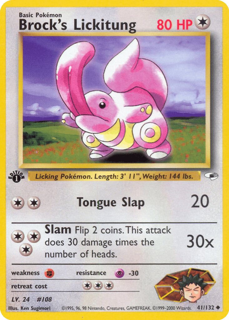 Brock's Lickitung card