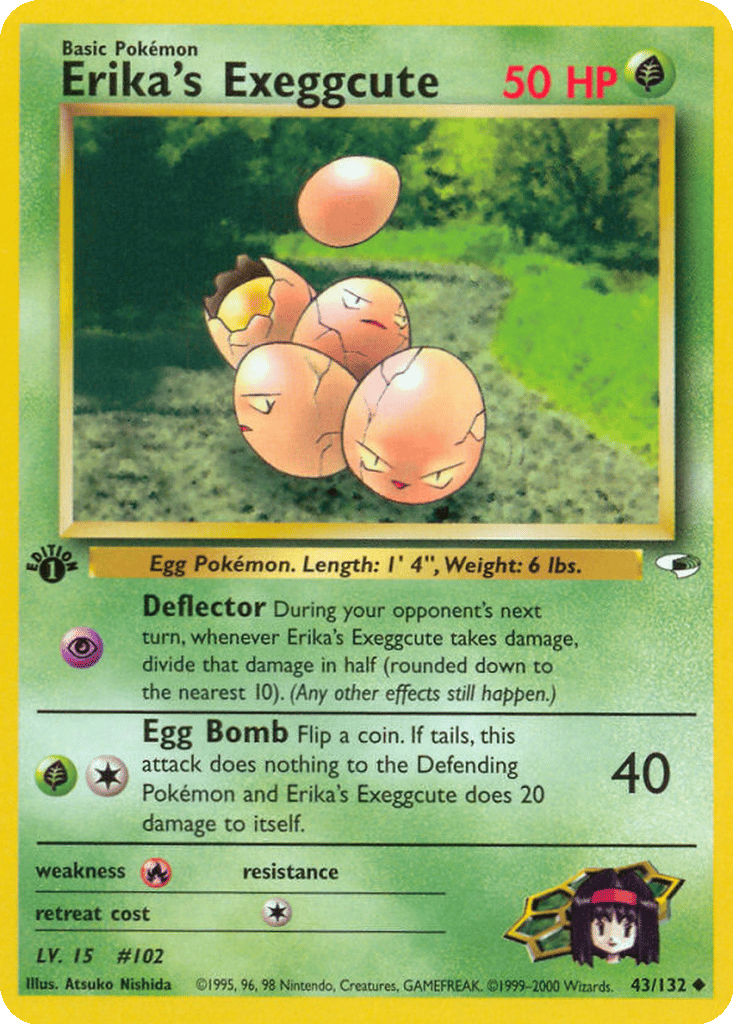 Erika's Exeggcute card