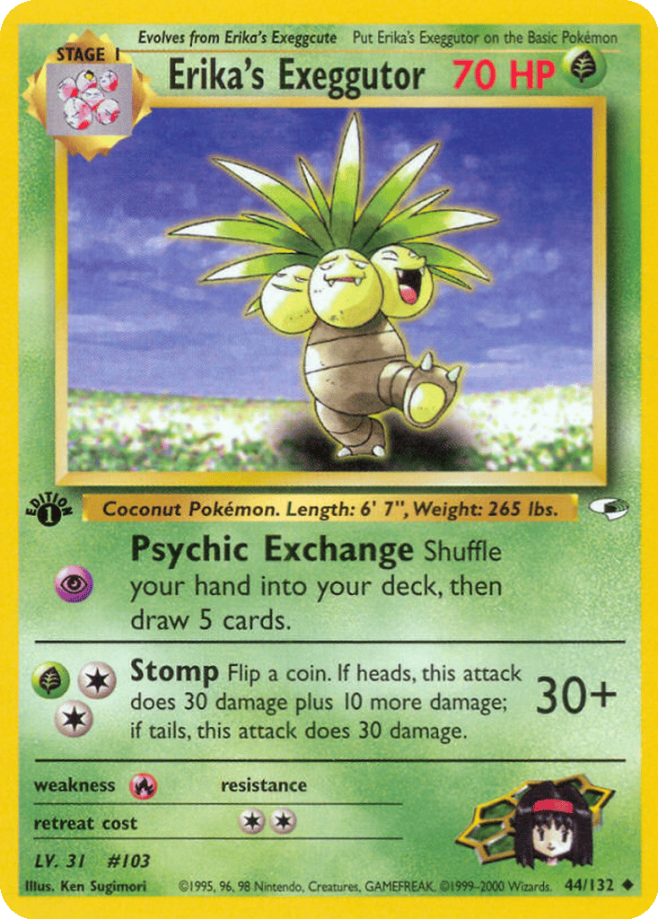 Erika's Exeggutor card
