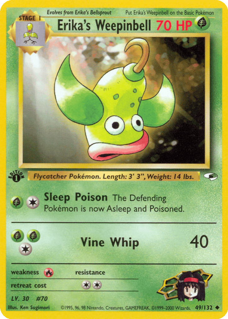 Erika's Weepinbell card