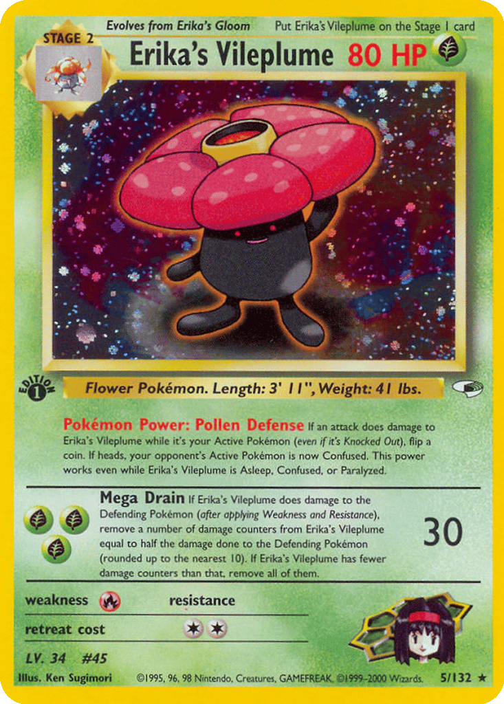Erika's Vileplume card