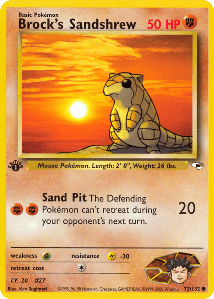Brock's Sandshrew card