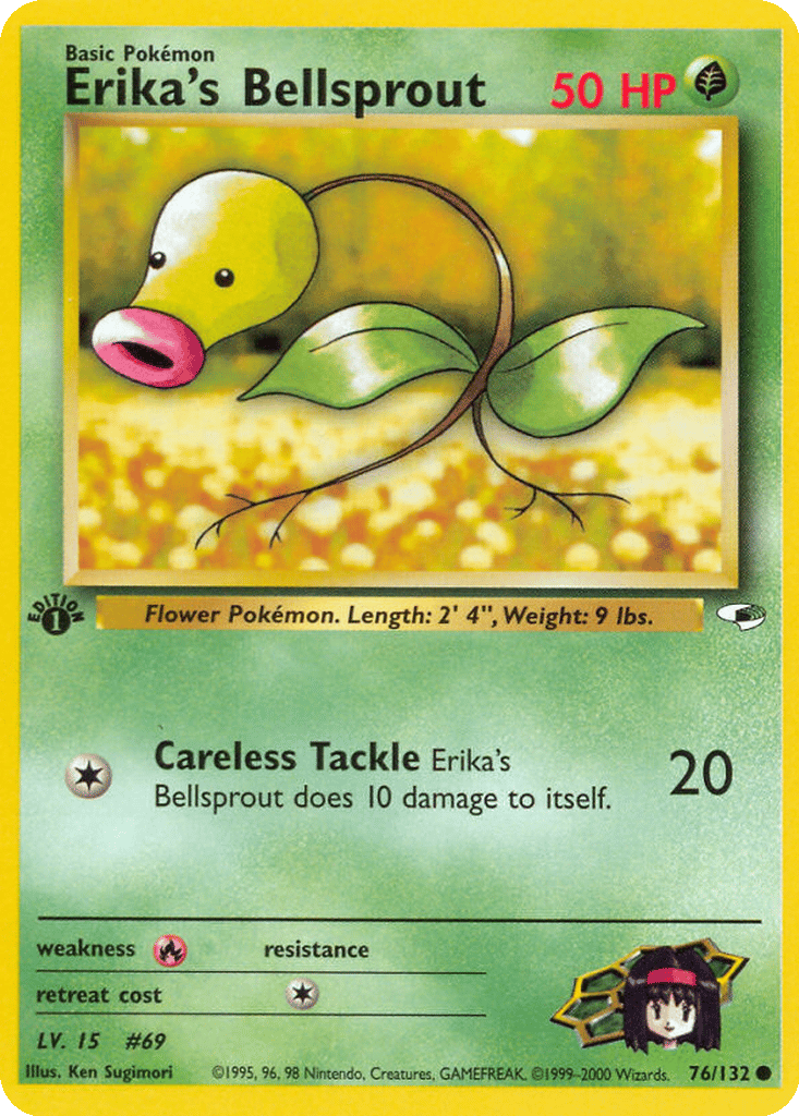 Erika's Bellsprout card