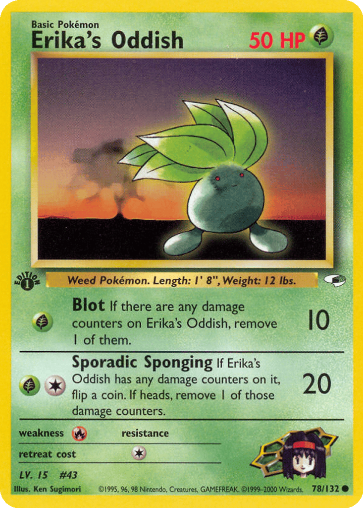 Erika's Oddish card