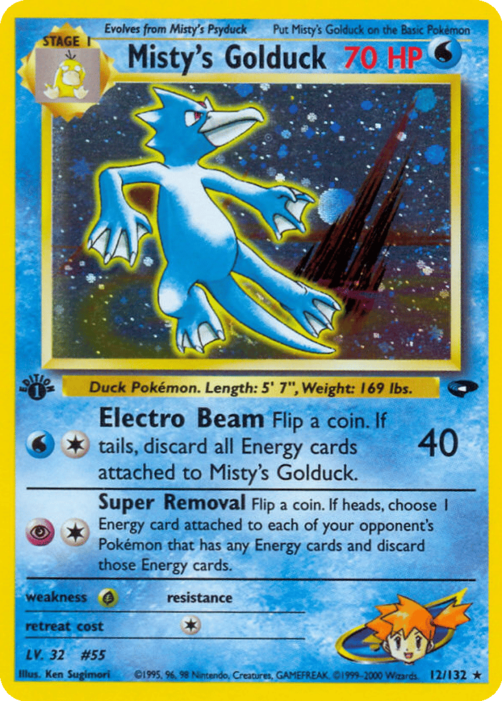 1995 golduck pokemon card value Dark Golduck 37/82 Team Rocket 1st Edition Pokemon Card Near Mint main image 0