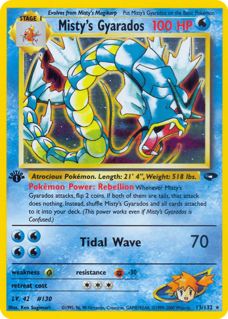Misty's Gyarados card