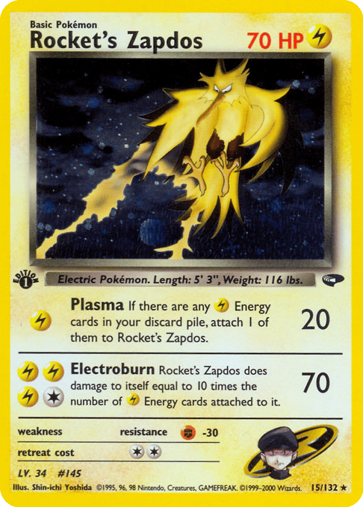 Rocket's Zapdos card