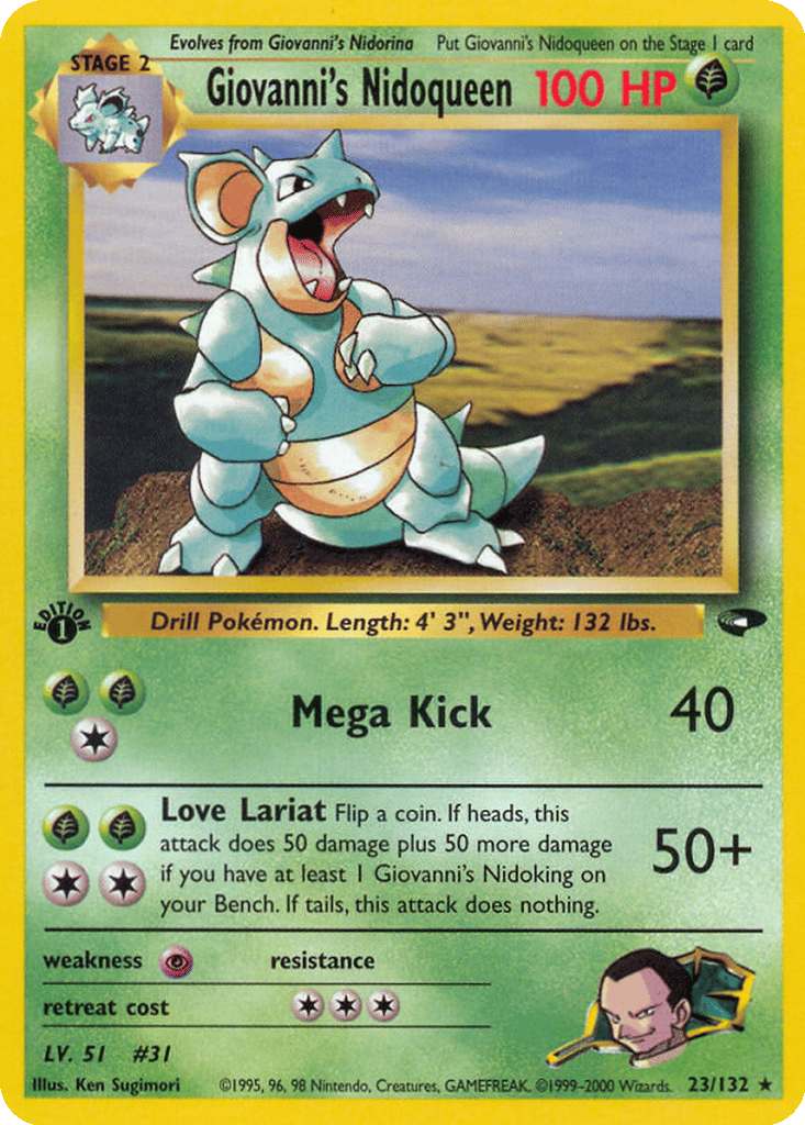 Giovanni's Nidoqueen card
